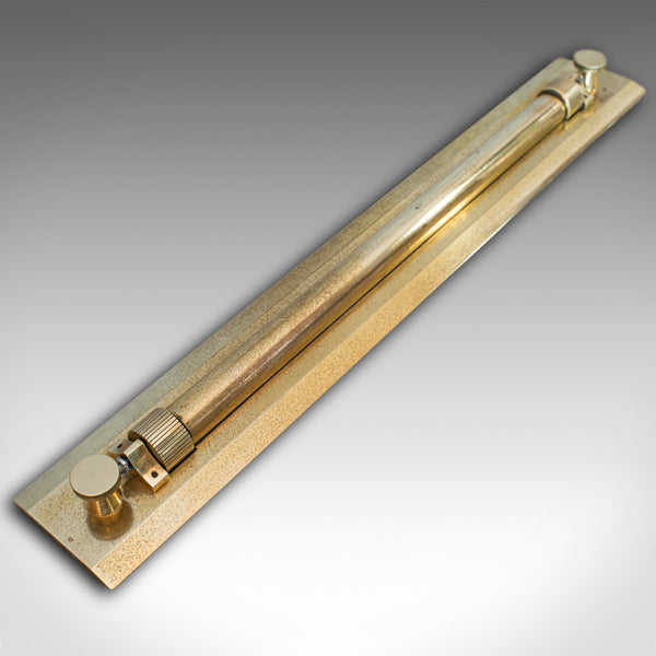 Vintage Rolling Rule, English, Brass, Scientific Instrument, Navigation, C.1950