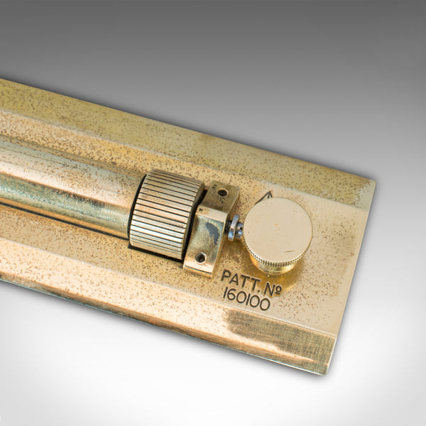 Vintage Rolling Rule, English, Brass, Scientific Instrument, Navigation, C.1950