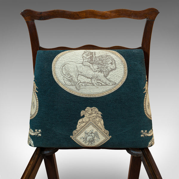 Pair Of Antique Ladder Back Chairs, Irish, Mahogany, Side, Georgian, Circa 1780