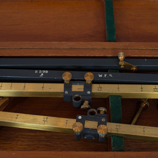 Large Vintage Pantagraph, English, Brass, Scientific Mapping Instrument, C.1950