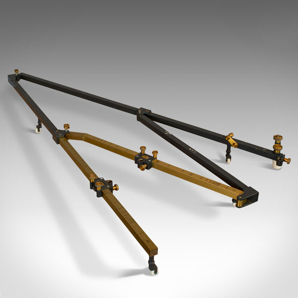 Large Vintage Pantagraph, English, Brass, Scientific Mapping Instrument, C.1950