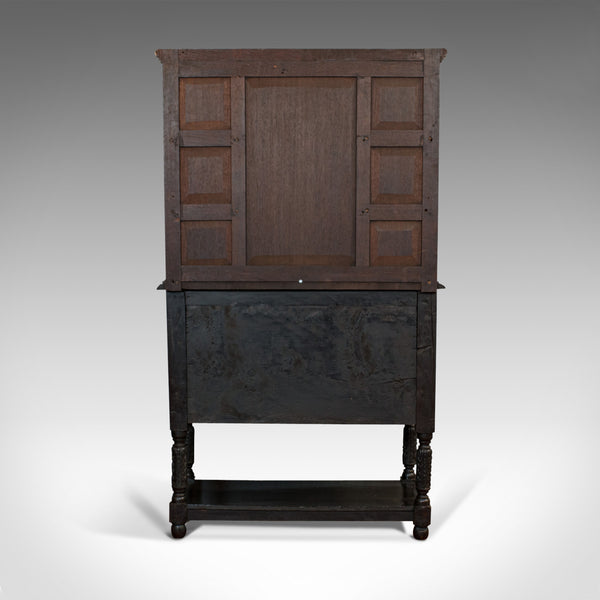 Antique Charles II Revival Dresser, English, Oak, Sideboard, Victorian C.1880