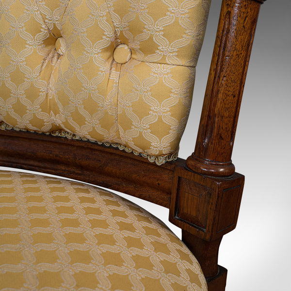 Set Of 4 Antique Chairs, Scottish, Walnut, Suite, Dining, Victorian, Circa 1890
