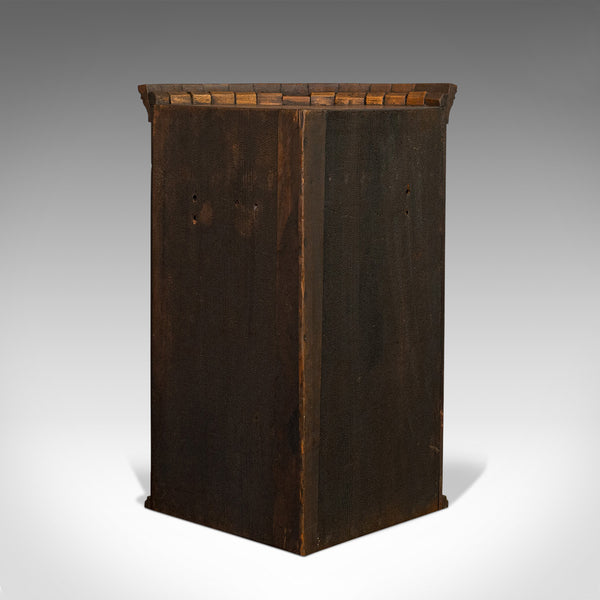 Petite Antique Corner Cabinet, English, Mahogany, Georgian Revival, Victorian