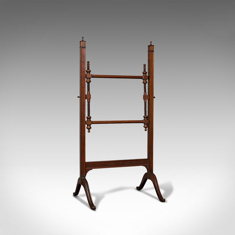 Antique Needlepoint Stretcher, English, Mahogany, Tapestry Frame, Victorian