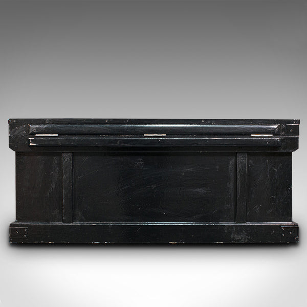 Large Antique Master Cabinet Maker's Chest, Craftsman's Tool Trunk, Edwardian