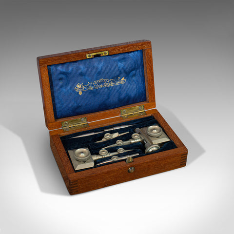 Antique Trammel Point Set, Draughtsman's Instruments, Stanley, Victorian, C.1900