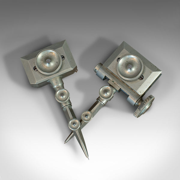 Antique Trammel Point Set, Draughtsman's Instruments, Stanley, Victorian, C.1900