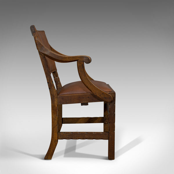 Set of 8, Antique Dining Chairs, Oak, Seat, Arts & Crafts, Hamptons, Edwardian