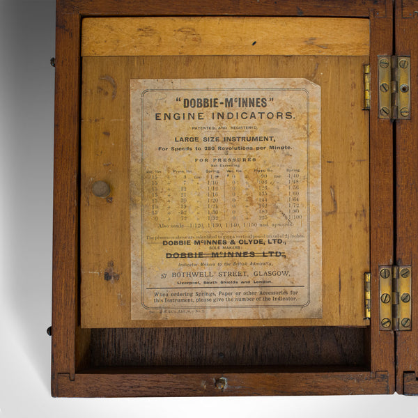 Antique Engine Indicator, Scottish, Scientific Instrument, Dobbie McInnes, 1920