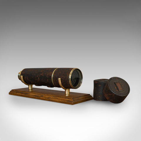 Antique Hughes Telescope, English, 5 Draw, Terrestrial, Astronomical, Regency