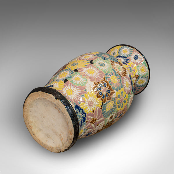 Vintage Decorative Flower Vase, Oriental, Ceramic, Decorative, Urn, Stick, Stand