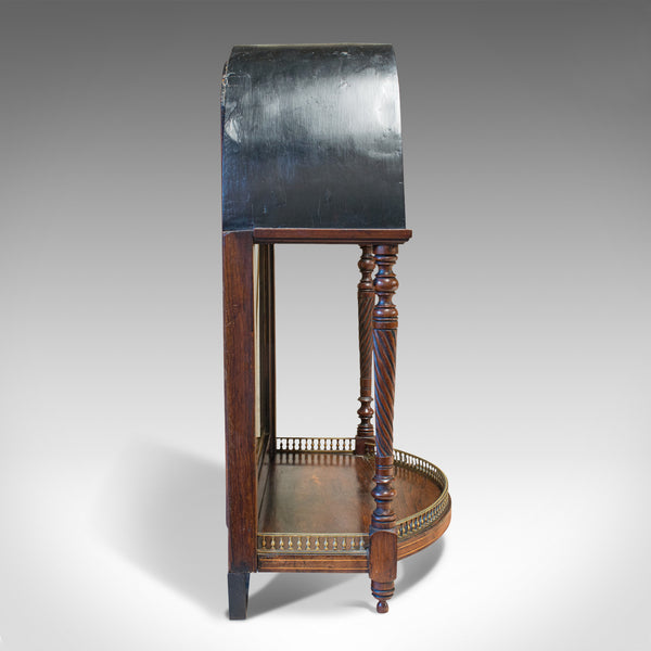 Antique Butler's Mirror, English, Rosewood, Dome Top, Wall, Victorian, C.1880