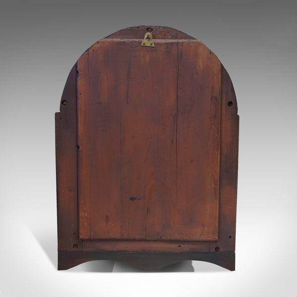 Antique Butler's Mirror, English, Rosewood, Dome Top, Wall, Victorian, C.1880