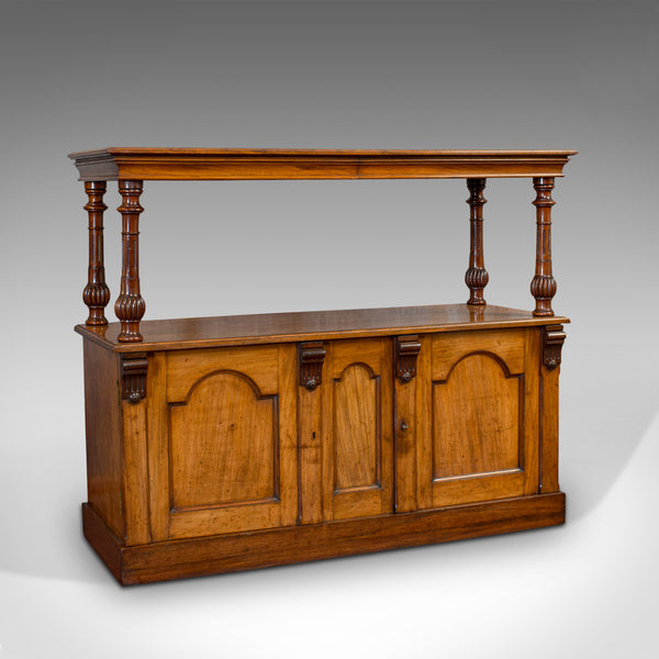 Large Antique Buffet, English, Walnut, Server, Sideboard, William IV, Circa 1830