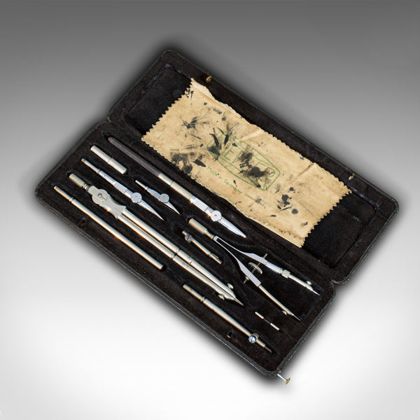 Vintage Instrument Set, German, Technical Drawing, Riefler, Munich, Circa 1950