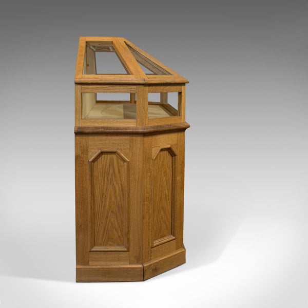 Vintage Display Cabinet, Ecclesiastical, Shop, Retail, Showcase, Gothic Revival