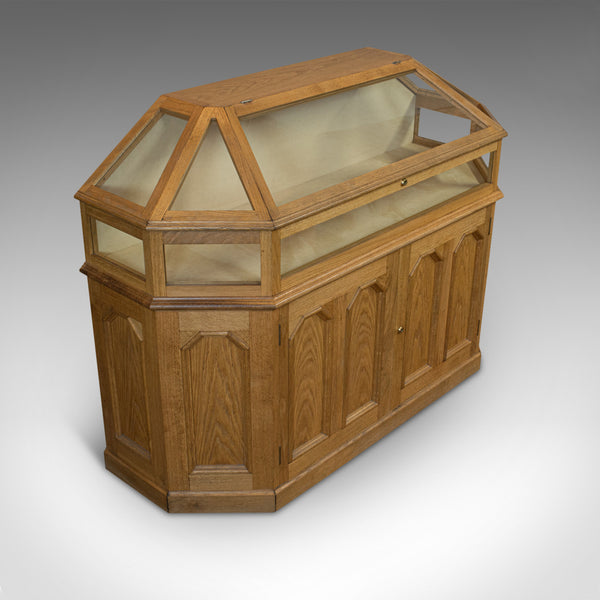 Vintage Display Cabinet, Ecclesiastical, Shop, Retail, Showcase, Gothic Revival