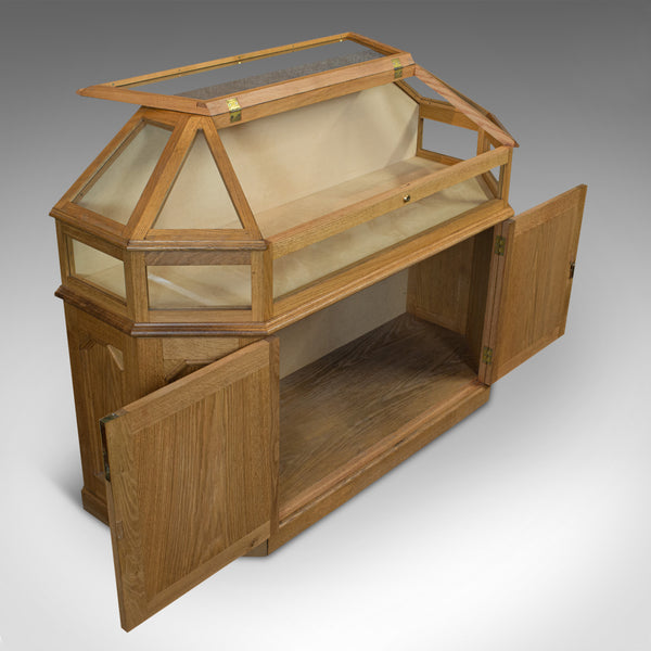 Vintage Display Cabinet, Ecclesiastical, Shop, Retail, Showcase, Gothic Revival