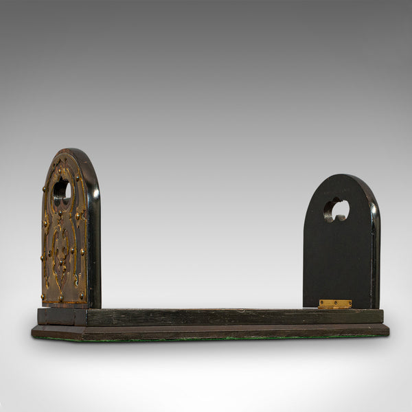 Antique Extending Book Slide, Coromandel, Bookend, Rack, Victorian, Circa 1880