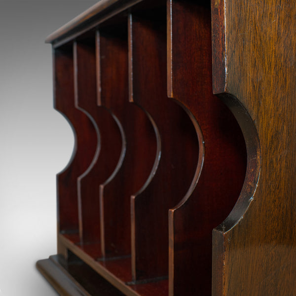 Antique Stationery Rack, Mahogany, Desk, Correspondence, Asprey London, C.1910
