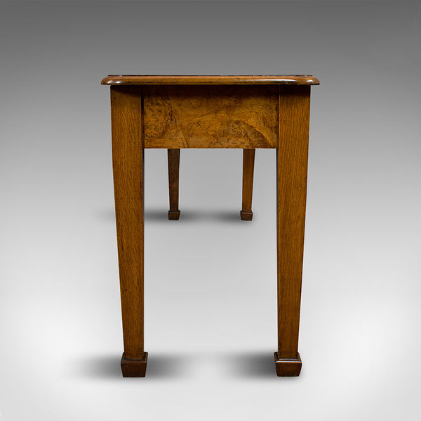 Antique Console Table, Large, Scottish, Walnut, Desk, J & T Scott, Victorian