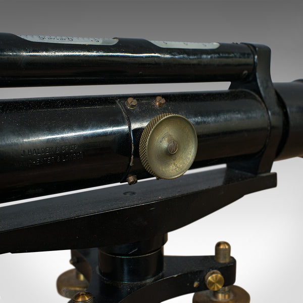 Antique Surveyor's Level, English, Brass, Scientific Instrument, Halden & Sons