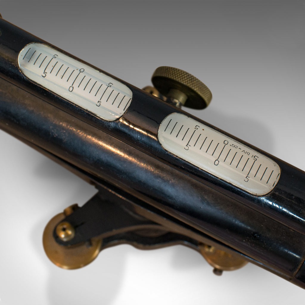Antique Surveyor's Level, English, Brass, Scientific Instrument ...