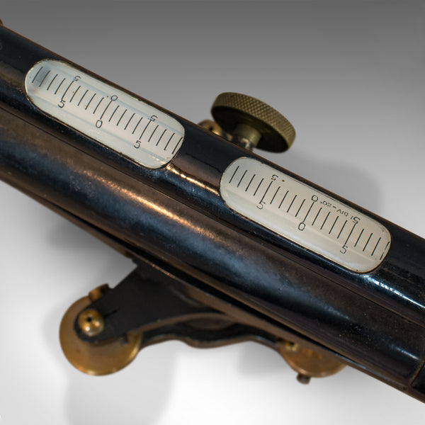 Antique Surveyor's Level, English, Brass, Scientific Instrument, Halden & Sons