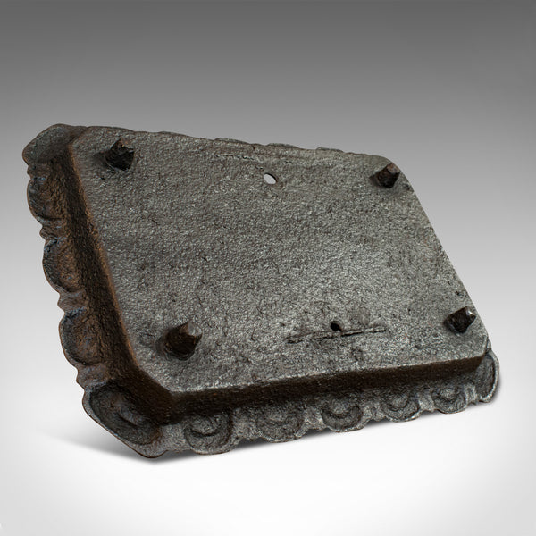 Large Antique Boot Scraper, English, Wrought Iron, Aesthetic Period, Circa 1880