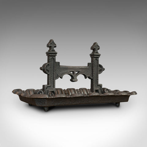 Large Antique Boot Scraper, English, Wrought Iron, Aesthetic Period, Circa 1880