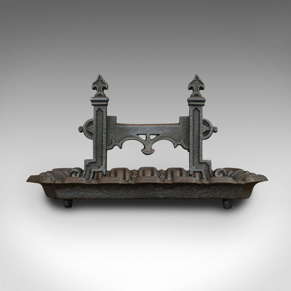 Large Antique Boot Scraper, English, Wrought Iron, Aesthetic Period, Circa 1880