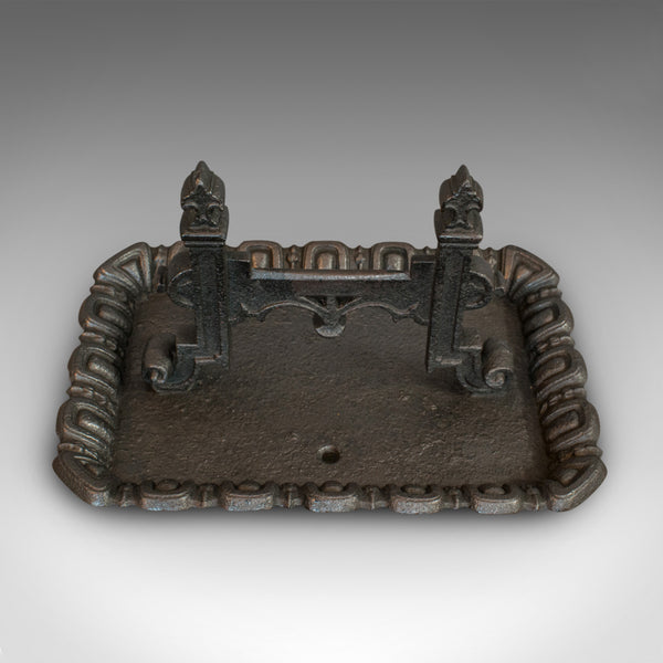 Large Antique Boot Scraper, English, Wrought Iron, Aesthetic Period, Circa 1880