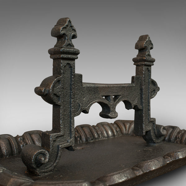 Large Antique Boot Scraper, English, Wrought Iron, Aesthetic Period, Circa 1880
