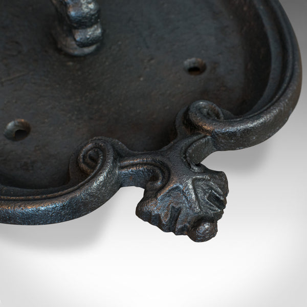 Antique Boot Scraper, English, Pull, Coalbrookdale, Art Nouveau, Circa 1890