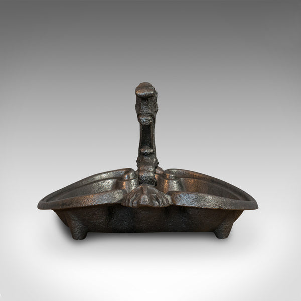 Antique Boot Scraper, English, Pull, Coalbrookdale, Art Nouveau, Circa 1890