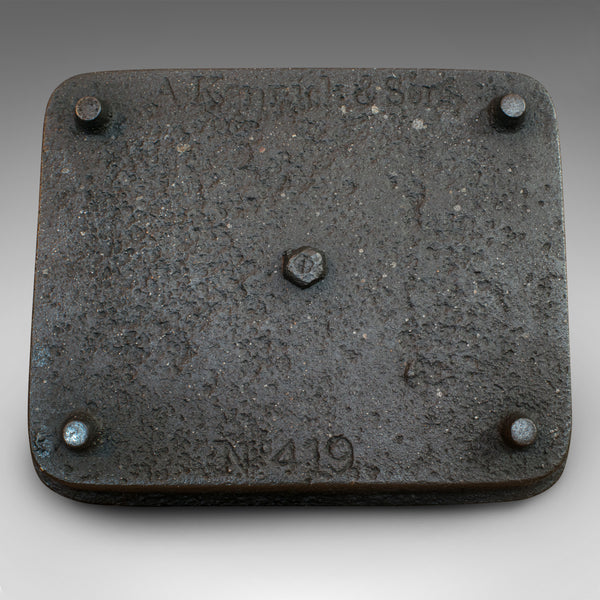 Compact Antique Boot Scraper, Door, Porch Scrape, Kenrick & Sons, Georgian, 1800