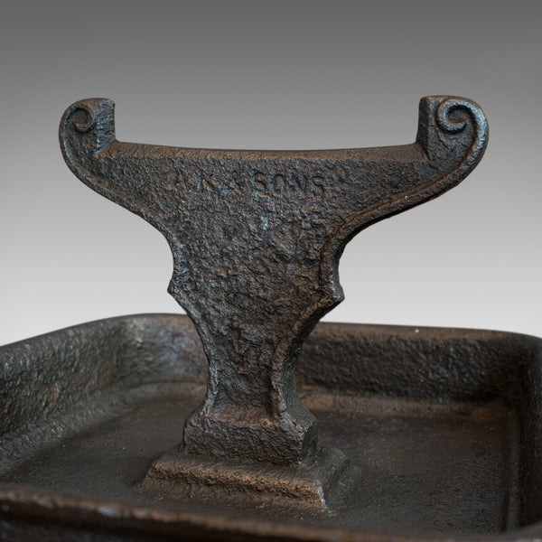 Compact Antique Boot Scraper, Door, Porch Scrape, Kenrick & Sons, Georgian, 1800