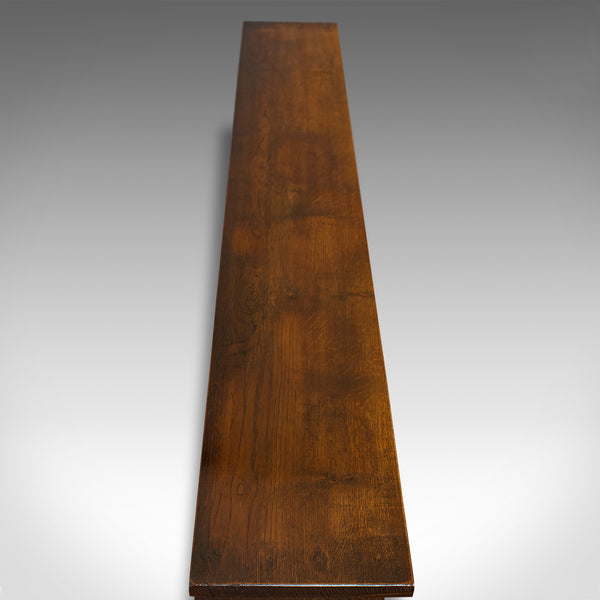 Vintage Book Shelf, English, Oak, Library, Bookcase, Display Cabinet, Circa 1960