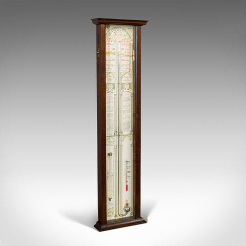 Vintage Admiral Fitzroy Barometer, Scientific Instrument, Reynolds & Branson