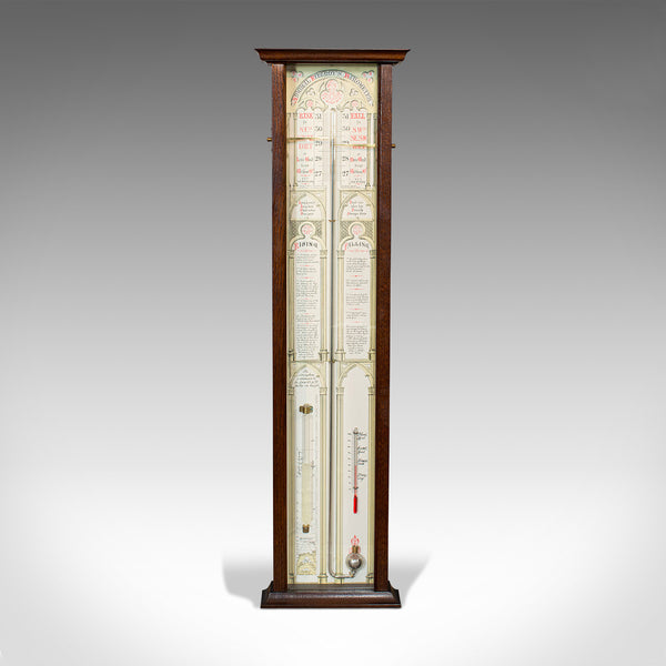 Vintage Admiral Fitzroy Barometer, Scientific Instrument, Reynolds & Branson
