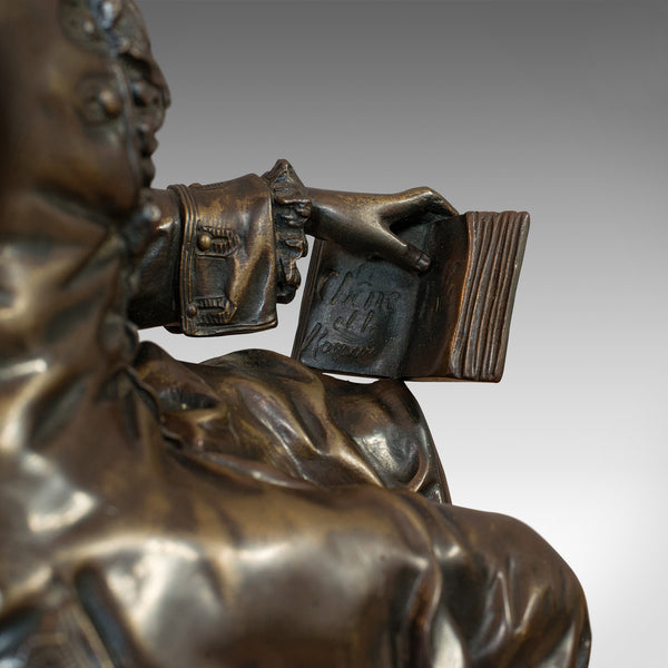 Antique Fontaine Figure, French, Bronze, Statue, After Ernest Rancoulet, C.1920
