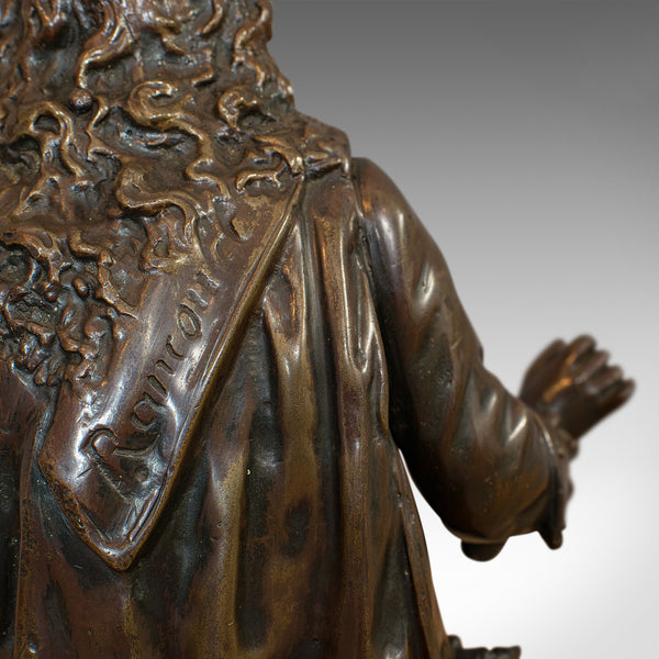 Antique Fontaine Figure, French, Bronze, Statue, After Ernest Rancoulet, C.1920
