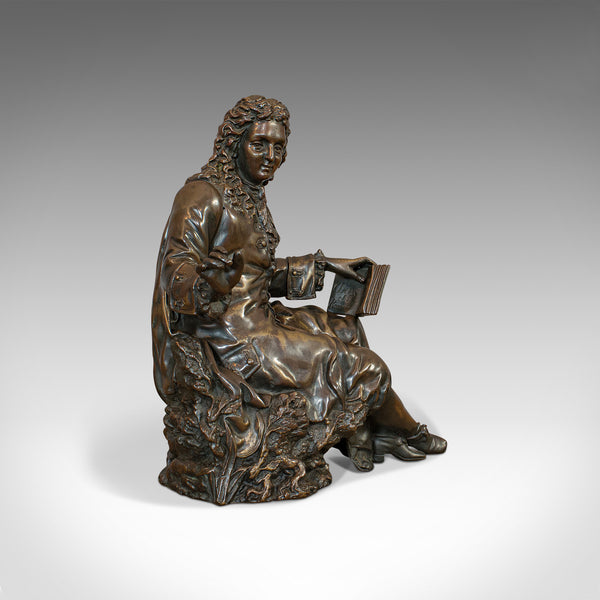 Antique Fontaine Figure, French, Bronze, Statue, After Ernest Rancoulet, C.1920