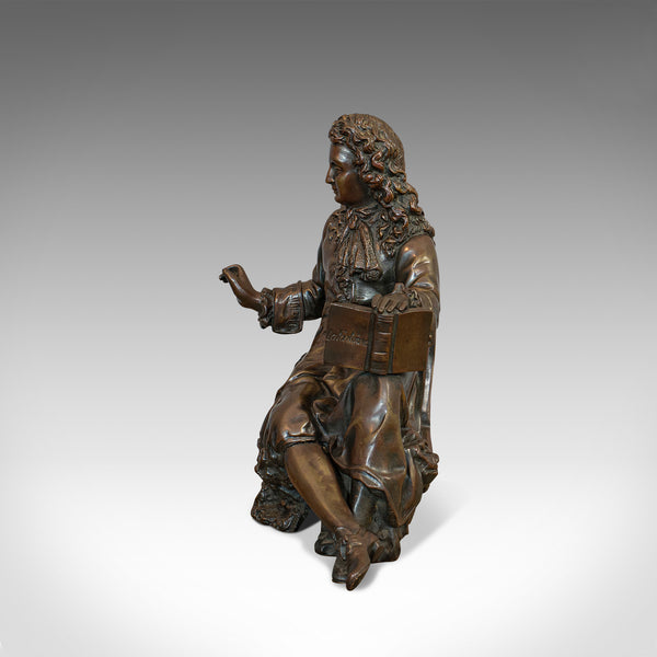 Antique Fontaine Figure, French, Bronze, Statue, After Ernest Rancoulet, C.1920