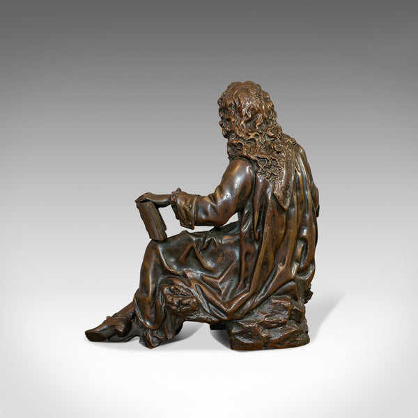 Antique Fontaine Figure, French, Bronze, Statue, After Ernest Rancoulet, C.1920