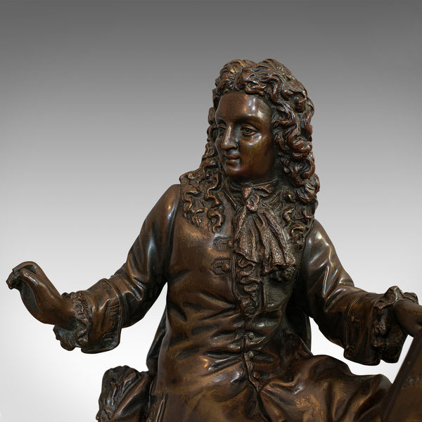 Antique Fontaine Figure, French, Bronze, Statue, After Ernest Rancoulet, C.1920