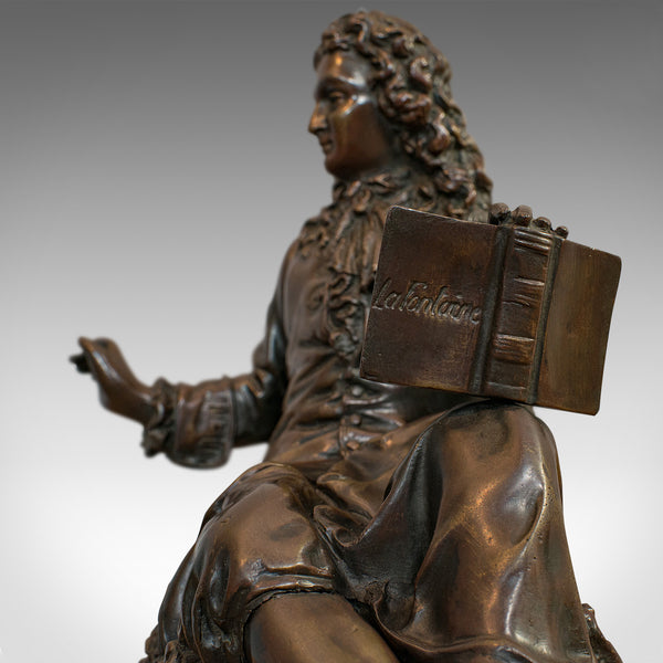 Antique Fontaine Figure, French, Bronze, Statue, After Ernest Rancoulet, C.1920