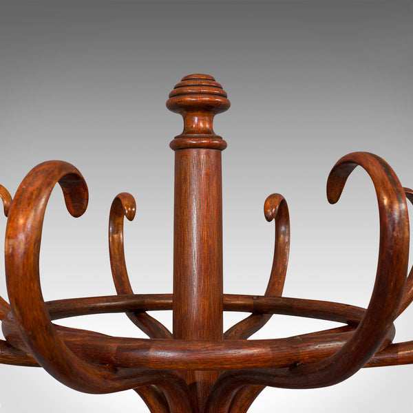 Antique Hallway Coat Stand, English, Bentwood, Hall, Stick, Edwardian, C.1910