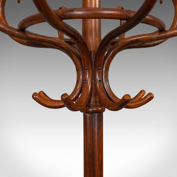 Antique Hallway Coat Stand, English, Bentwood, Hall, Stick, Edwardian, C.1910